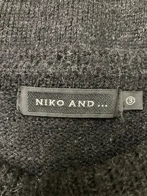 niko and .../ニコアンド/ニット/セーター/トップス/ブラック/3