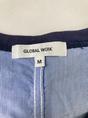 GLOBAL WORK/グローバルワーク/Tシャツ/カットソー/トップス/ネイビー/M