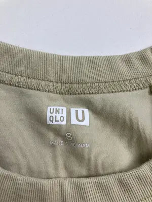 UNIQLO/ユニクロ/Tシャツ/カットソー/トップス/ベージュ/S