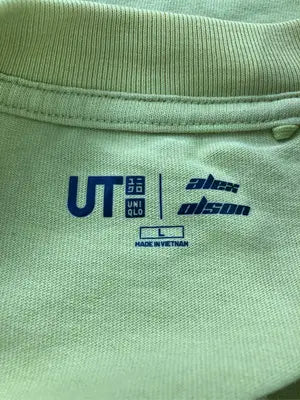 UNIQLO/ユニクロ/Tシャツ/カットソー/トップス/ライトグリーン/L