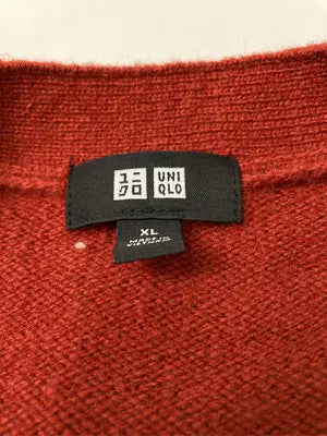 UNIQLO/ユニクロ/カーディガン/ボレロ/トップス/レッド/XL