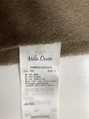 Mila Owen/ミラオーウェン/マフラー/ファッション雑貨/ブラウン/FREE