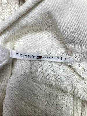 TOMMY HILFIGER/トミーヒルフィガー/ニット/セーター/トップス/ホワイト/S