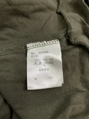 Tシャツ/カットソー/トップス/カーキ/3L