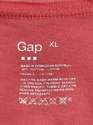 GAP/ギャップ/Tシャツ/カットソー/トップス/レッド/XL