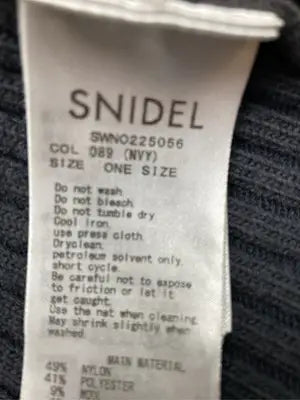 SNIDEL/スナイデル/ワンピース/ワンピース/ドレス/ネイビー/one size