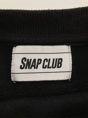 SNAP CLUB/スナップクラブ/スウェット/トップス/ブラック/L