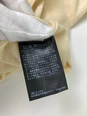 UNIQLO/ユニクロ/ニット/セーター/トップス/イエロー/L