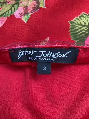 BETSEY JOHNSON/キャミソール/トップス/レッド/S