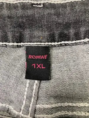 ROMWE/ロムウィー/デニムパンツ/パンツ/ブラック/1XL