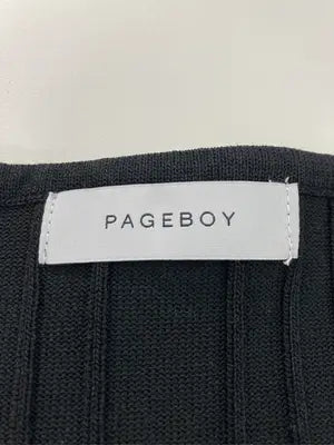 PAGEBOY/ページボーイ/タンクトップ/トップス/ブラック/F