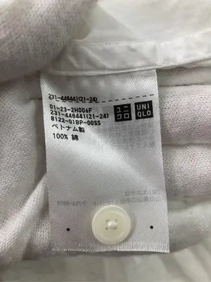 UNIQLO/ユニクロ/シャツ/ブラウス/トップス/ホワイト/S