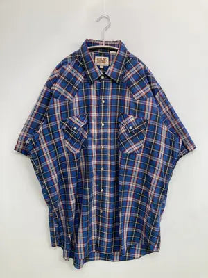 ELY/シャツ/ブラウス/トップス/ブルー/XL