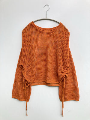 mystywoman/ミスティウーマン/ニット/セーター/トップス/ブラウン/F