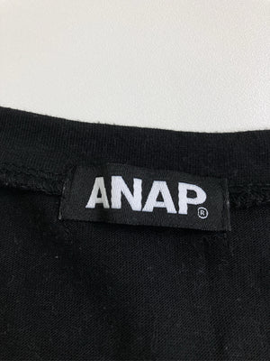 ANAP/アナップ/Tシャツ/カットソー/トップス/ブラック/F