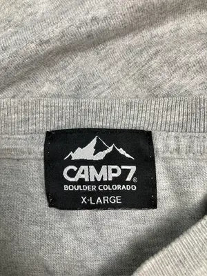 CAMP7/キャンプセブン/Tシャツ/カットソー/トップス/グレー/XL