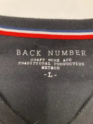 BACK NUMBER/バックナンバー/Tシャツ/カットソー/トップス/ブラック/L