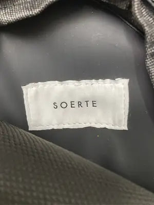 soerte/ソエルテ/バックパック/リュック/バッグ/ブラック