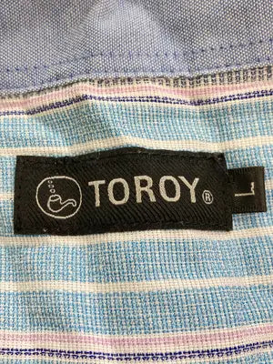 TOROY/トロイ/シャツ/ブラウス/トップス/スカイブルー/L