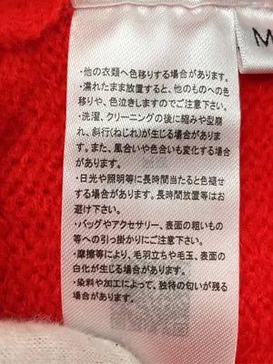 comcoca/ニット/セーター/トップス/レッド/M