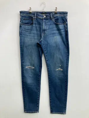 UNIQLO JEANS/ユニクロジーンズ/デニムパンツ/パンツ/ブルー/35(89cm)