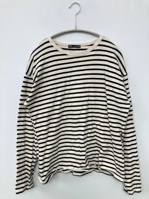 ZARA/ザラ/Tシャツ/カットソー/トップス/ブラック/M