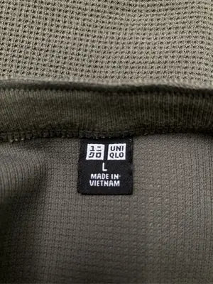 UNIQLO/ユニクロ/Tシャツ/カットソー/トップス/カーキ/L