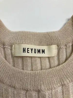 HEYUMM/ニット/セーター/トップス/ベージュ/ONE SIZE