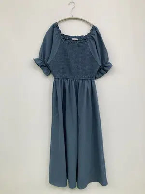 COLZA/コルザ/ワンピース/ワンピース/ドレス/ブルー/L