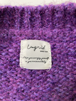 Ungrid/アングリッド/ニット/セーター/トップス/パープル/F