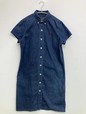 EAST BOY/イーストボーイ/シャツワンピース/ワンピース/ドレス/ネイビー