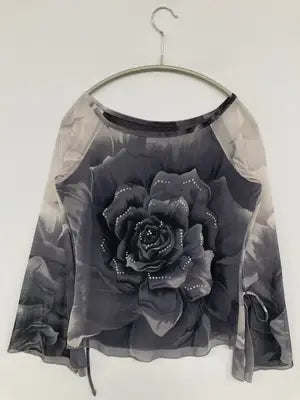 Create-Sun/Tシャツ/カットソー/トップス/ブラック