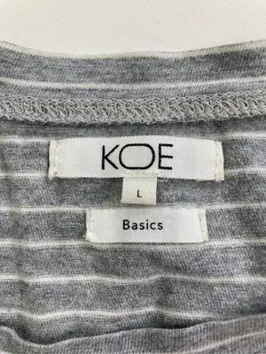 koe/コエ/Tシャツ/カットソー/トップス/グレー/L