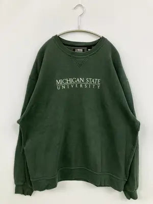 BIG COTTON/スウェット/トップス/グリーン/XXL