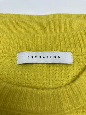 ESTNATION/エストネーション/ニット/セーター/トップス/イエロー/M