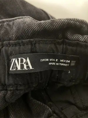 ZARA/ザラ/デニムパンツ/パンツ/ブラック/USA 2