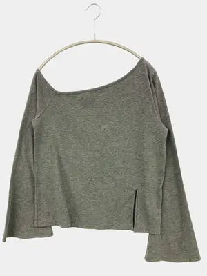 Tシャツ/カットソー/トップス/グレー/F