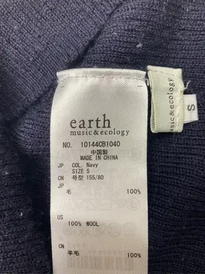 earth music&ecology/アースミュージックアンドエコロジー/ニット/セーター/トップス/ネイビー/S