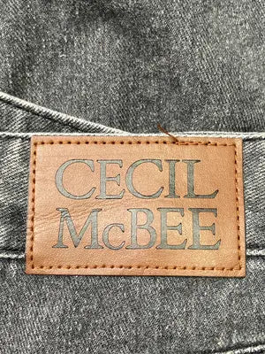 CECIL McBEE/セシルマクビー/デニムスカート/スカート/ブラック/61-89