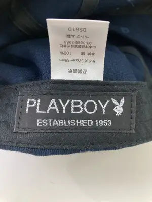 PLAYBOY/プレイボーイ/キャップ/帽子/ネイビー