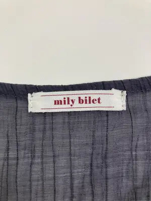 mily bilet/シャツ/ブラウス/トップス/ブラック/XL