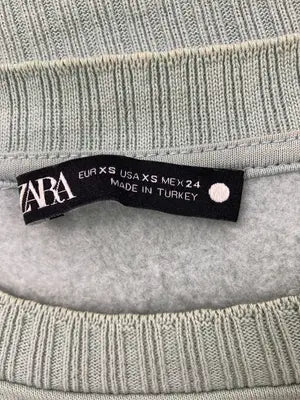 ZARA/ザラ/スウェット/トップス/ライトグリーン/XS