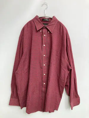 croft&barrow/クラフトアンドバロー/シャツ/ブラウス/トップス/レッド/XL
