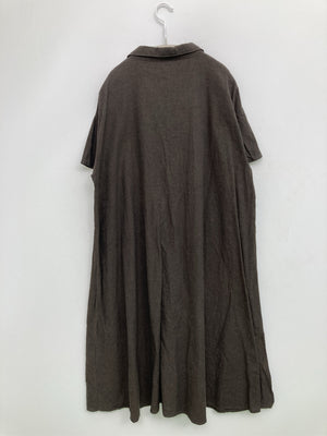 Samansa Mos2/サマンサモスモス/シャツワンピース/ワンピース/ドレス/グレー/F