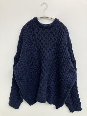 ニット/セーター/トップス/ネイビー