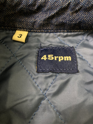 45rpm/フォーティーファイブアールピーエム/デニムジャケット/ジャケット/アウター/ネイビー/3