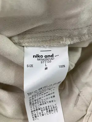 niko and .../ニコアンド/カーゴパンツ/パンツ/ベージュ/L