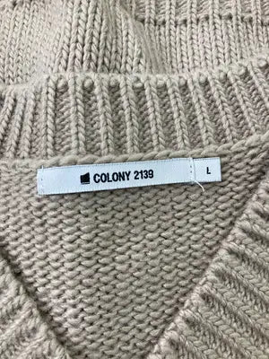 COLONY 2139/コロニートゥーワンスリーナイン/ニット/セーター/トップス/ベージュ/L