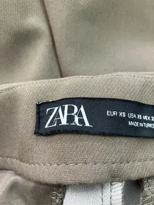 ZARA/ザラ/ショート/ミニスカート/スカート/ブラウン/USA XS
