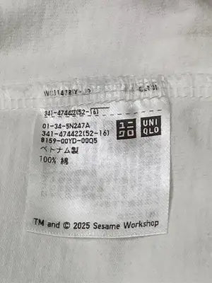 UNIQLO/ユニクロ/Tシャツ/カットソー/トップス/ホワイト/L